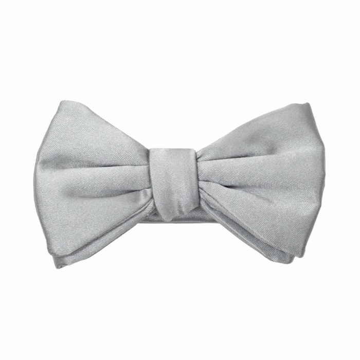 NOPBBSOIGRM001 noeud papillon business gris moyen face